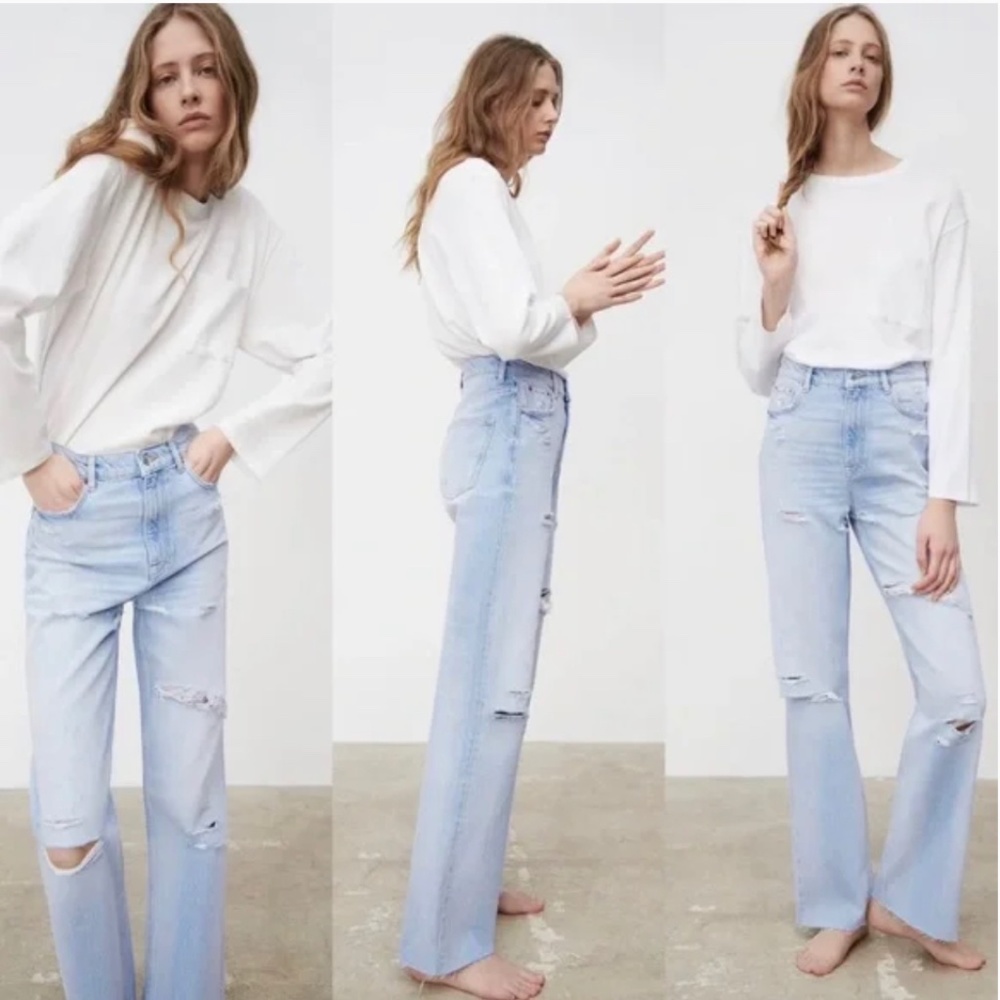 Zara | The 90’s Full Length High Waist Woman’s Jeans Size 12 NWT